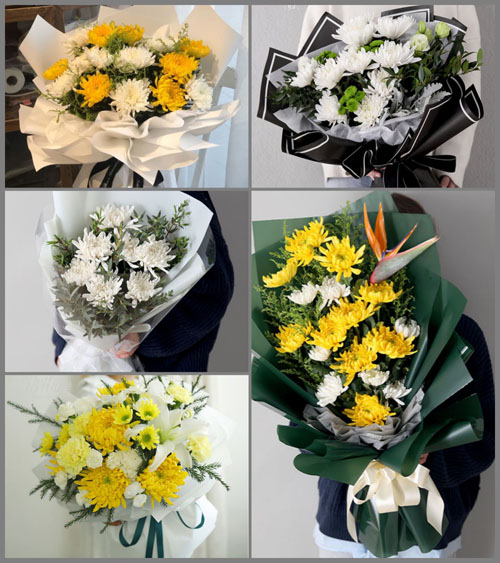 河南漯河临颍县王岗镇白事花束代送